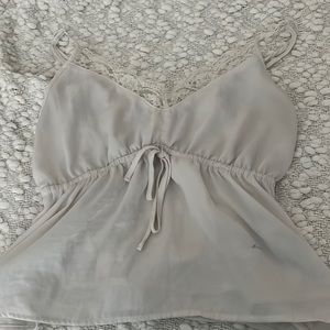 American Eagle lace crop top